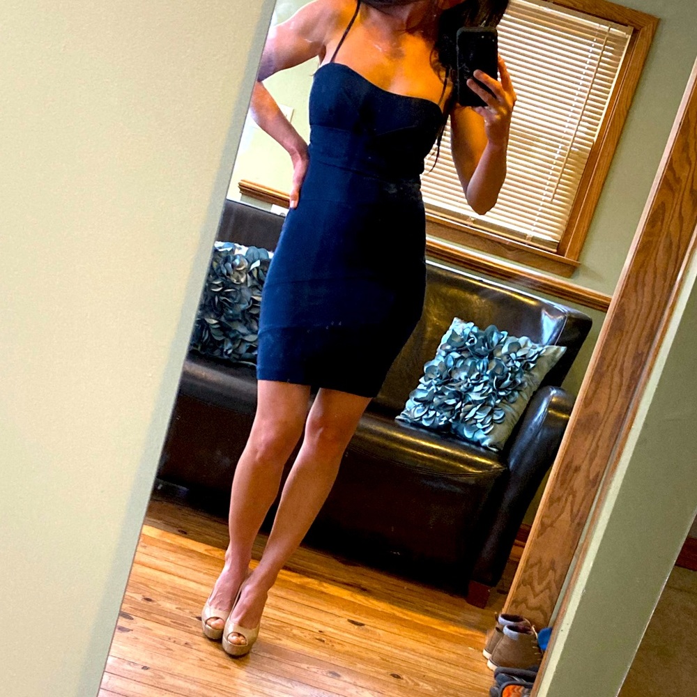 Dark Blue Bodycon Dress